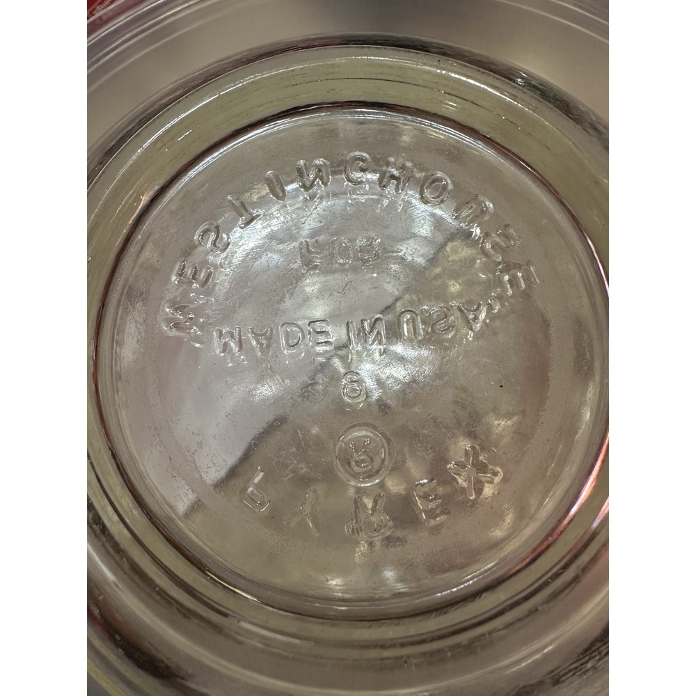 VTG WESTINGHOUSE‎ PYREX CLEAR GLASS BEEHIVE BOWL SPOUT  # 6 - Picture 8 of 8